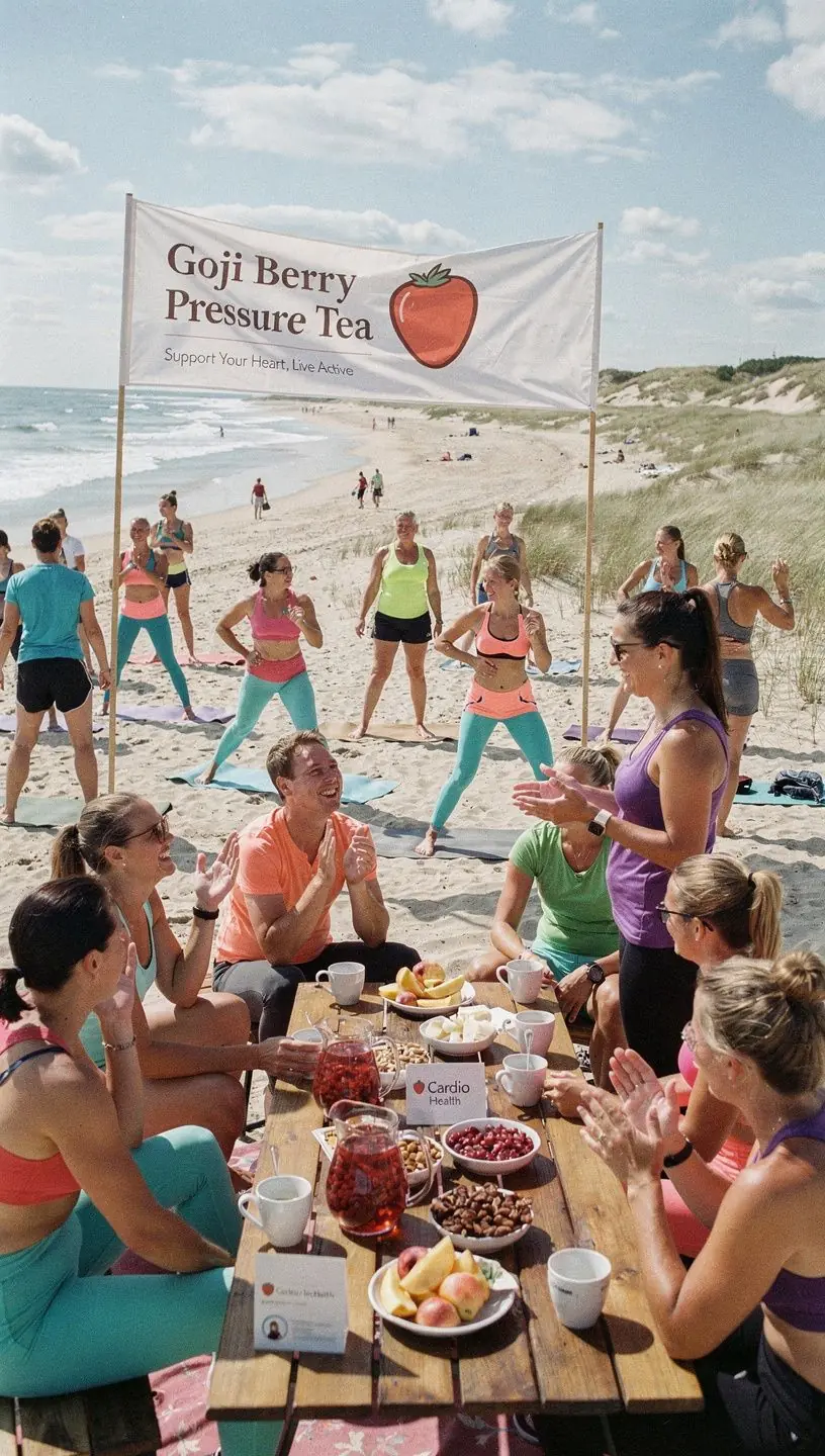 Šviežios goji uogos, naudojamos arbatos ruošimui, puošia natūralų stiklainiuką.