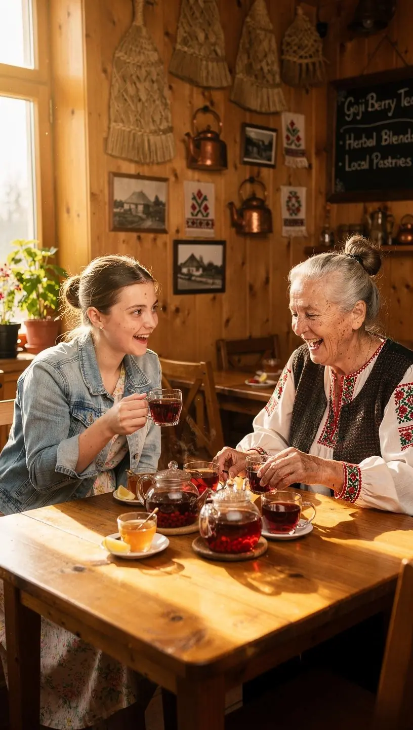 Goji uogų arbata, kuri skatina širdies ir kraujagyslių sveikatą.